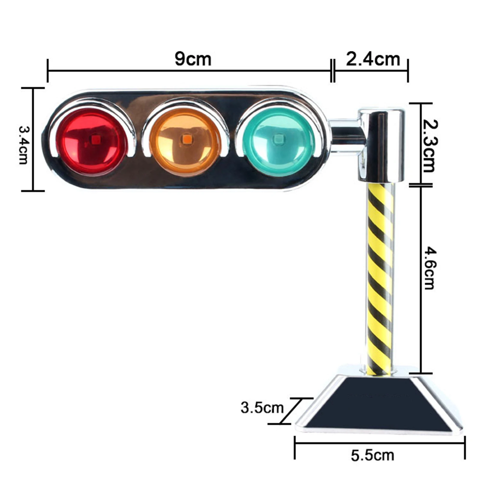 Car Garage Parking Assist-Light Traffic yellow Red Green Traffic Signals Lamp Model Ornament Signal Sensor Guide Stop Lamp Model