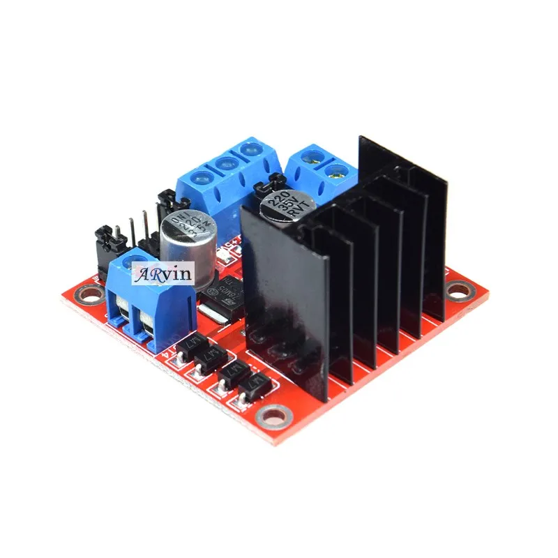 L298N Driver Board Module L298N Stepper Motor Smart Car Robot Breadboard Peltier High Power L298 DC Motor Driver for Arduino