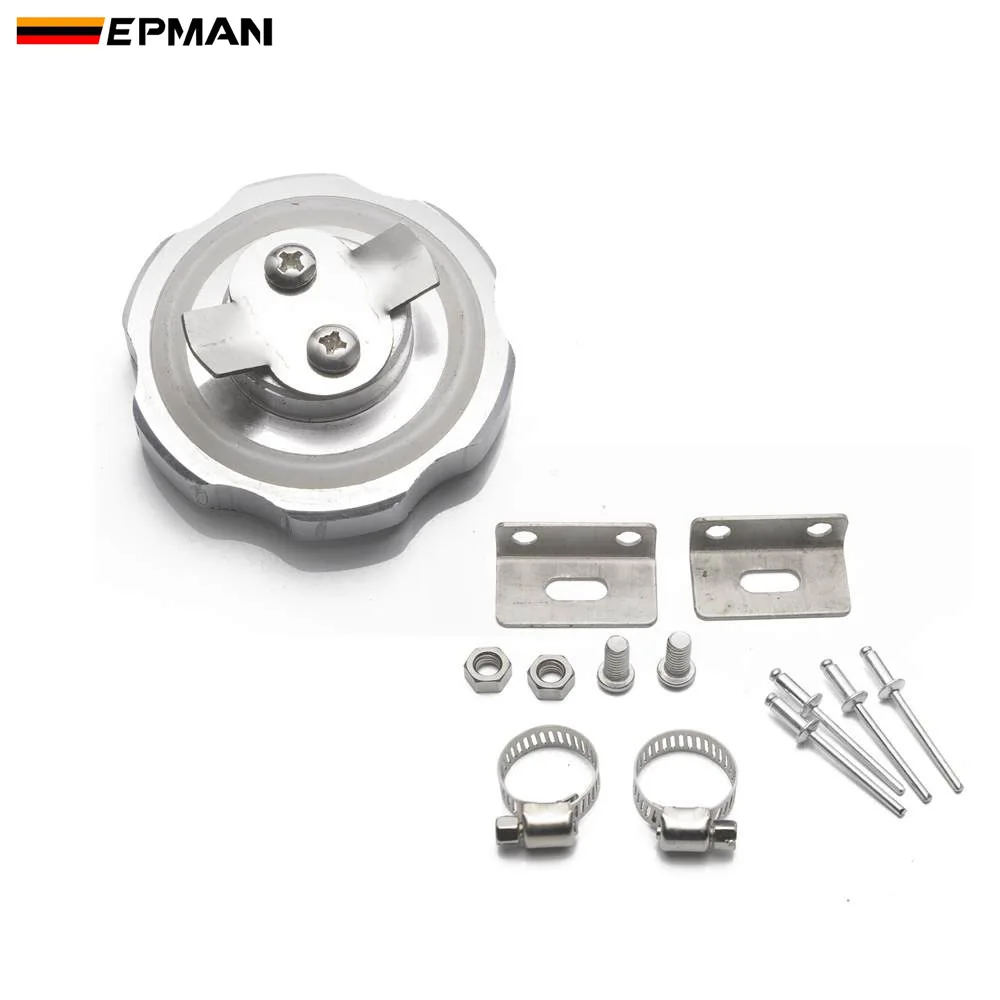 EPMAN Polished Stainless steel Radiator Overflow Tank Bottle Catch Can 2\