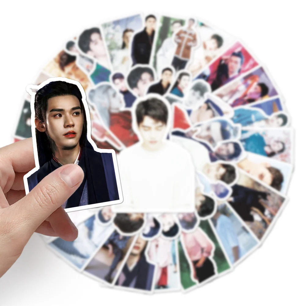 10/50 قطعة أنيمي كلمة الشرف ملصقات شان هو لينغ غونغ يونيو تشانغ زيهان صور ملصق اليد حساب الهاتف الكمبيوتر سكيت #5