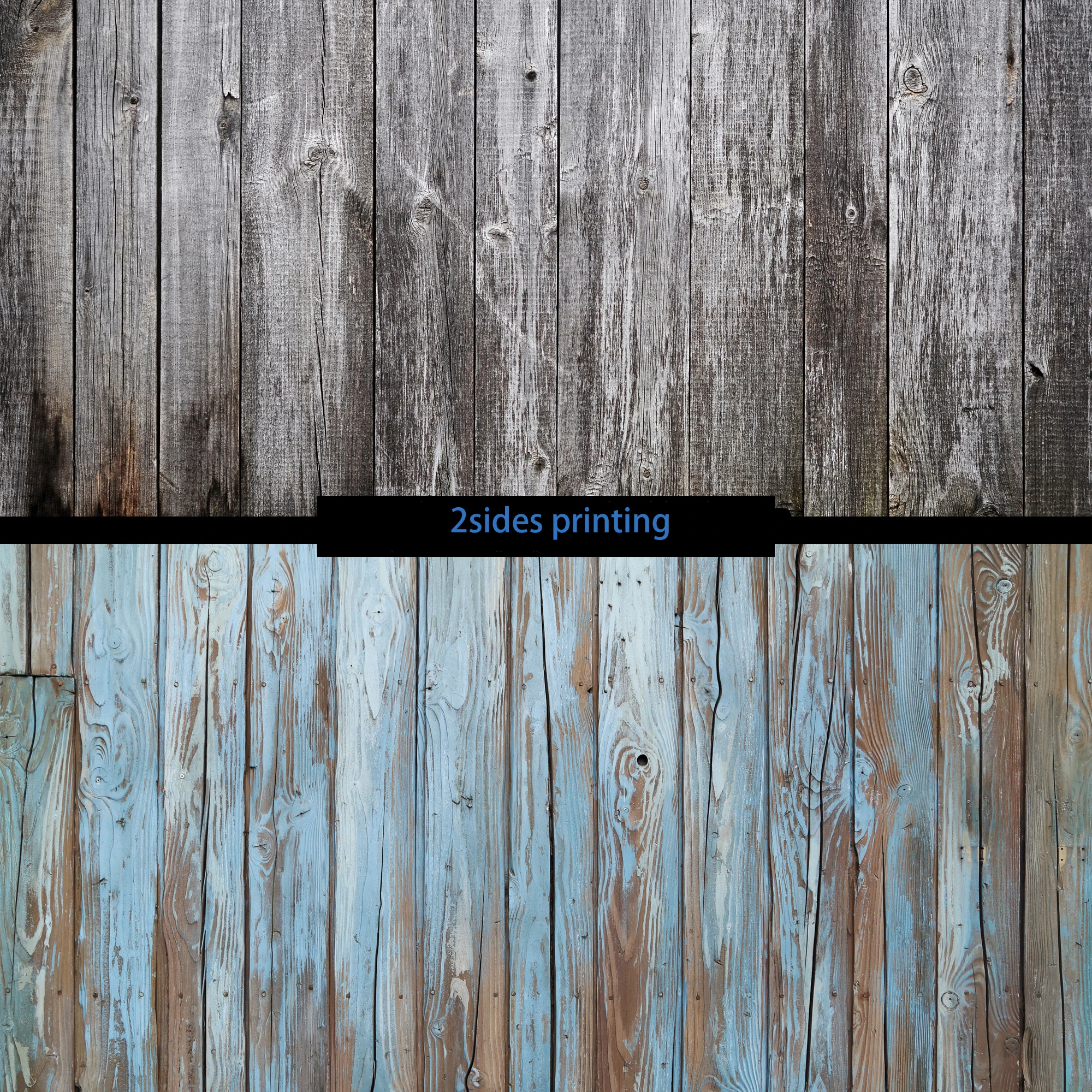 Photo Studio 55X86cm 2sides printing grey wood black blue color Photography Background for Camera Photo