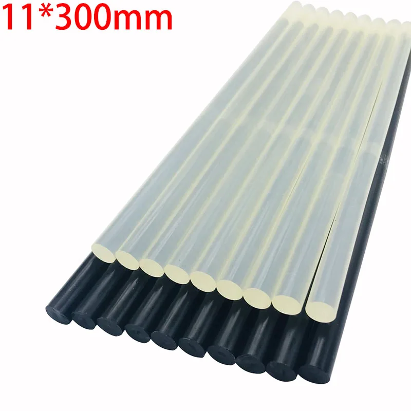 10 Pc Hot Melt Glue Sticks 11mm Diamter 300mm Length For Electric Glue Gun Craft Album Repair Tools High Viscosity Glue Stick