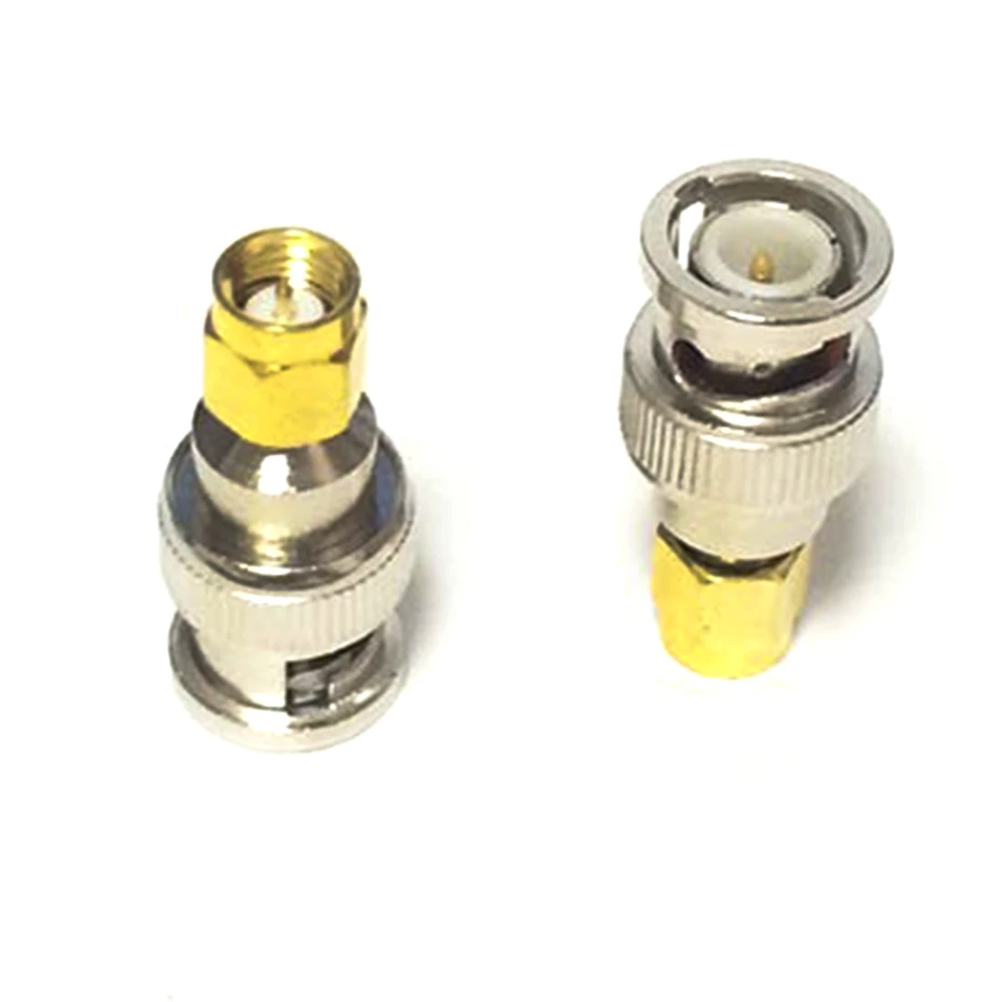 1pc NEW  BNC Male Plug  to SMA Male Plug RF Coax Adapter convertor  Straight  Goldplated  wholesale