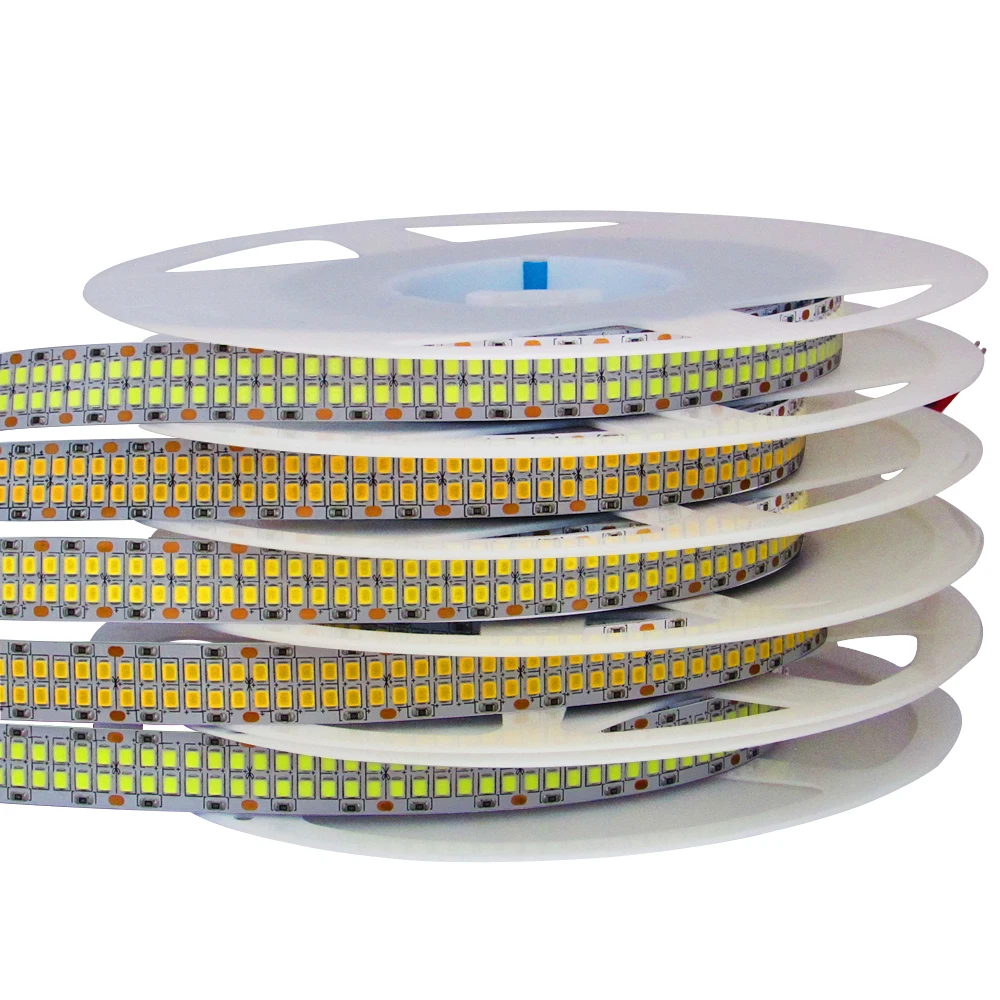 12V 24V LED Strip Tape 2835 5M 300/600/1200/2400 Led/m Led Chips 12 24 V Volt LED Light Strip Rope White Warm White Nature White