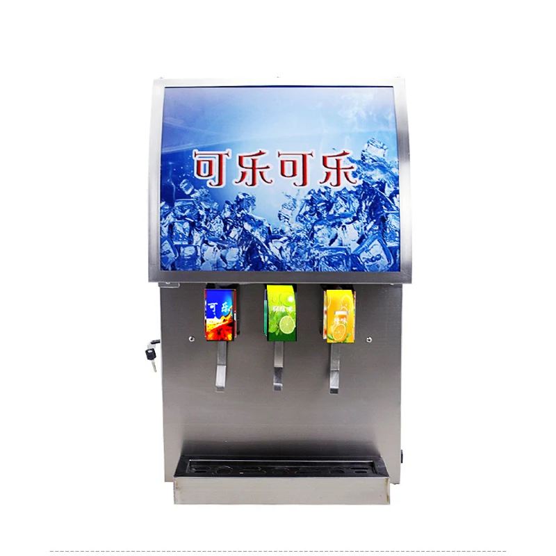 Large-capacity Automatic Beverage Vending Machine Three-valve Freshly Squeezed Juice Beverage Machine Cola Beverage Machine