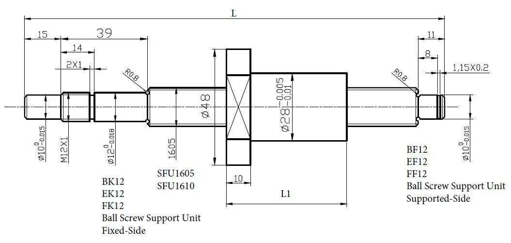 Imagem -06 - Guias Lineares Quadrados Trilho 2conjunto Hgh20ca Sfu1605 Bola Parafuso mm de Chumbo Bk12bf12 Cnc Atuador Linear ru ue Hgr20