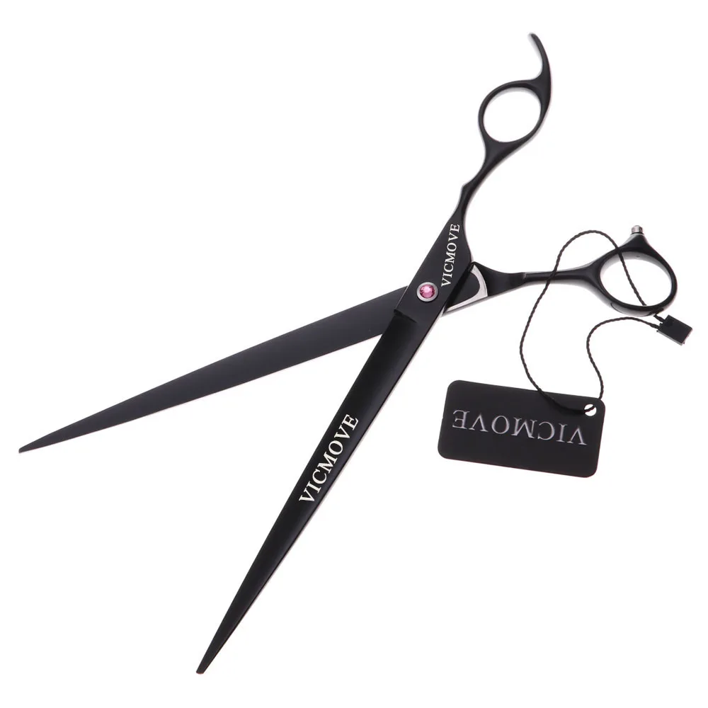 9 Inch Black Scissors Professional Hairdressing Scissors Salon Barber Hair Pet Dog Grooming Shears High Quality