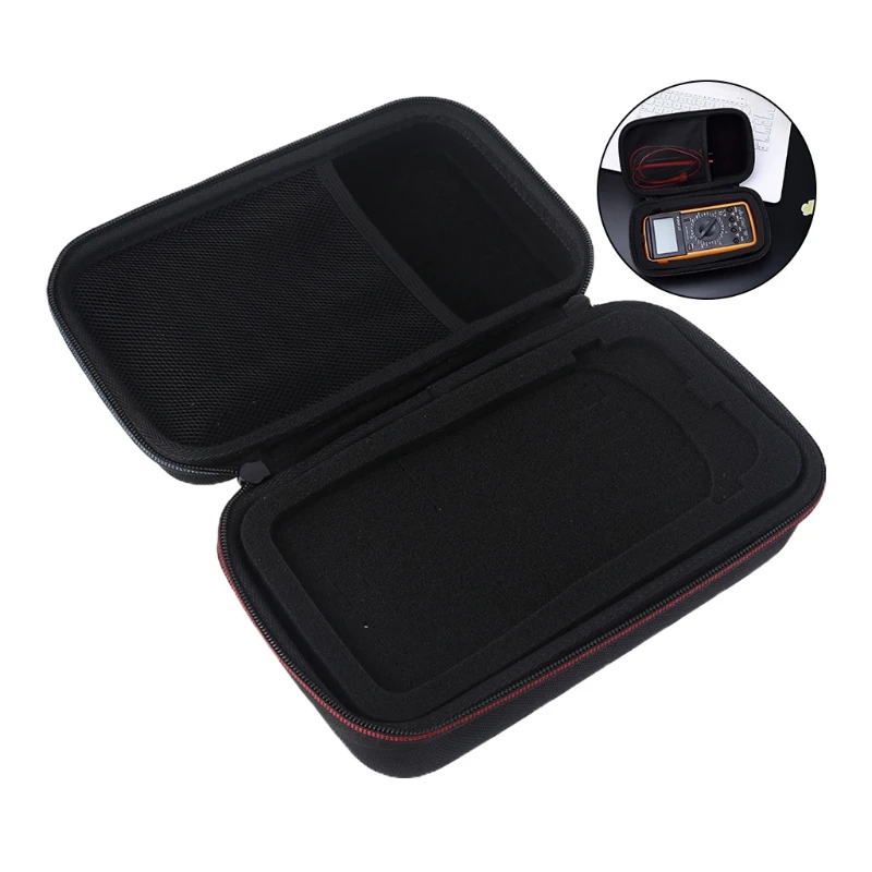 Hard Shockproof Multimeter Carrying Case Bag for Fluke 101/115/116/117/113/114/F15B+ Carrying EVA Protective Box