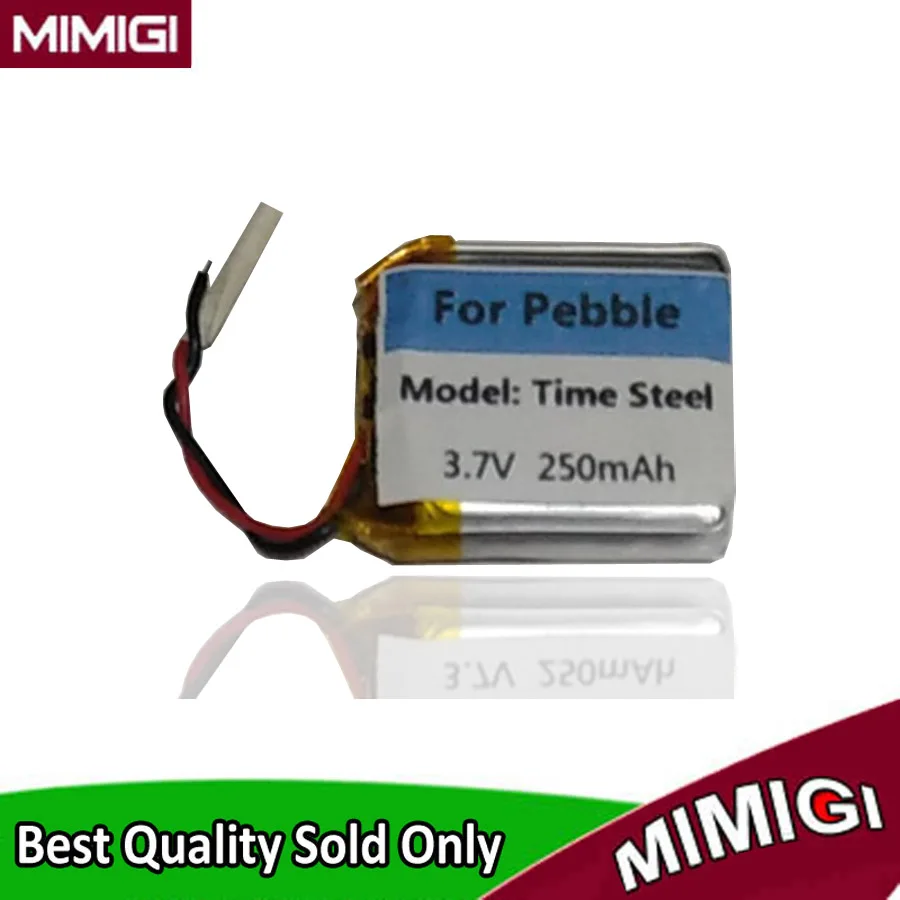 Brand New OEM 250mAh Battery For Pebble Time Steel Smart Watch Batterie Accumulator AKKU ( Compatible with  SP551923AE )