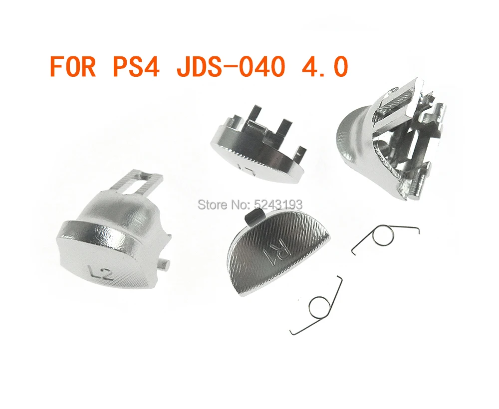 5 مجموعات مخصص معدن الألومنيوم L1 R1 L2 R2 موسع الزناد زر تحكم إصلاح لسوني بلاي ستيشن 4 PS4 برو JDM 040 JDS 040