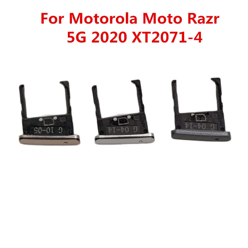 Originele Voor Motorola Moto Razr 5G 2020 XT2071-4 G04-14 Smart Telefoon Sim Card Adapter Houder Tray Card Slot