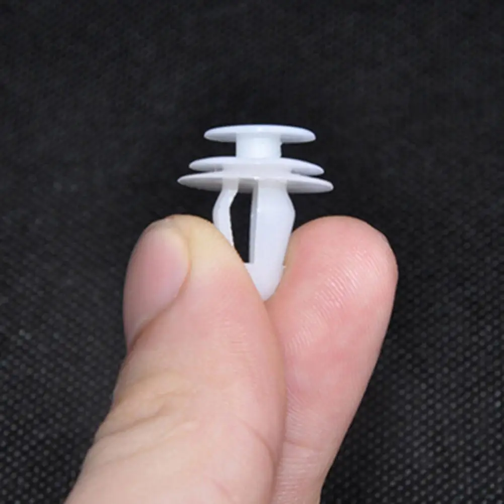 10Pcs Universele Auto 8Mm Gat Plastic Klinknagels Fastener Deur Clips Voertuig Klinknagels