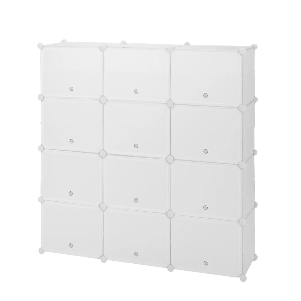 7-Tier Portable 42 Pair Shoe Rack Organizer 21 Grids Tower Shelf Storage Cabinet Stand Expandable for Heels Boots Slippers White