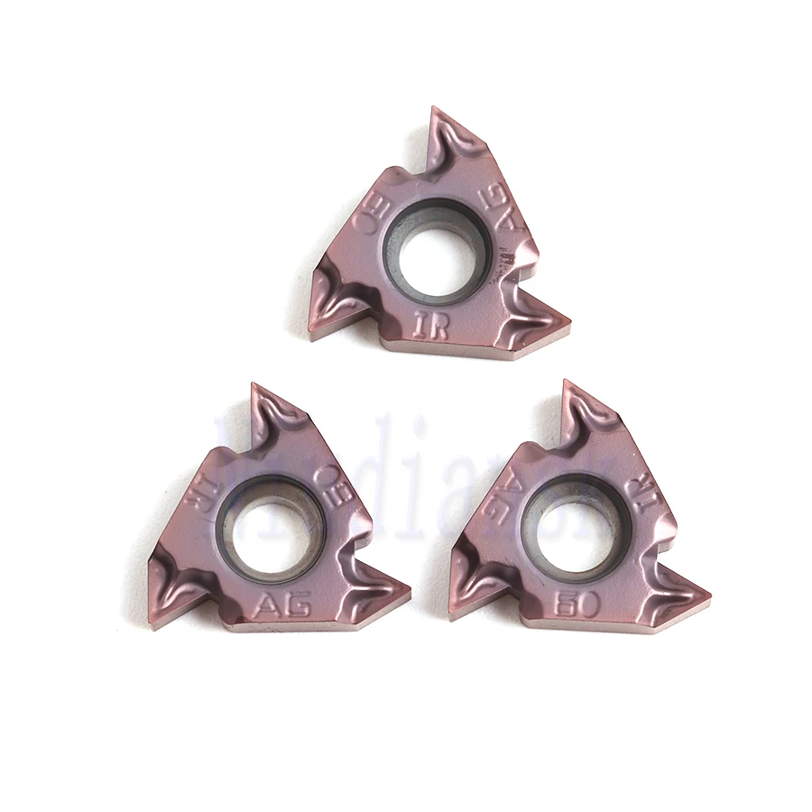 Imagem -03 - Inserção de Carboneto de para Torno Cnc 16erm Ag60 16erm Ag55 Nk9018 16irm Ag60 16irm Ag55 Nk9018 de Alta Qualidade Aço Inoxidável