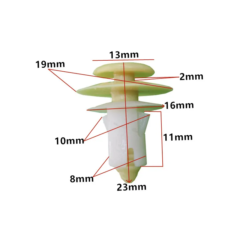 Auto Deur Voering Decoratieve Bekleding Plastic Bevestigingsklemmen Voor Chrysler Ontwijking