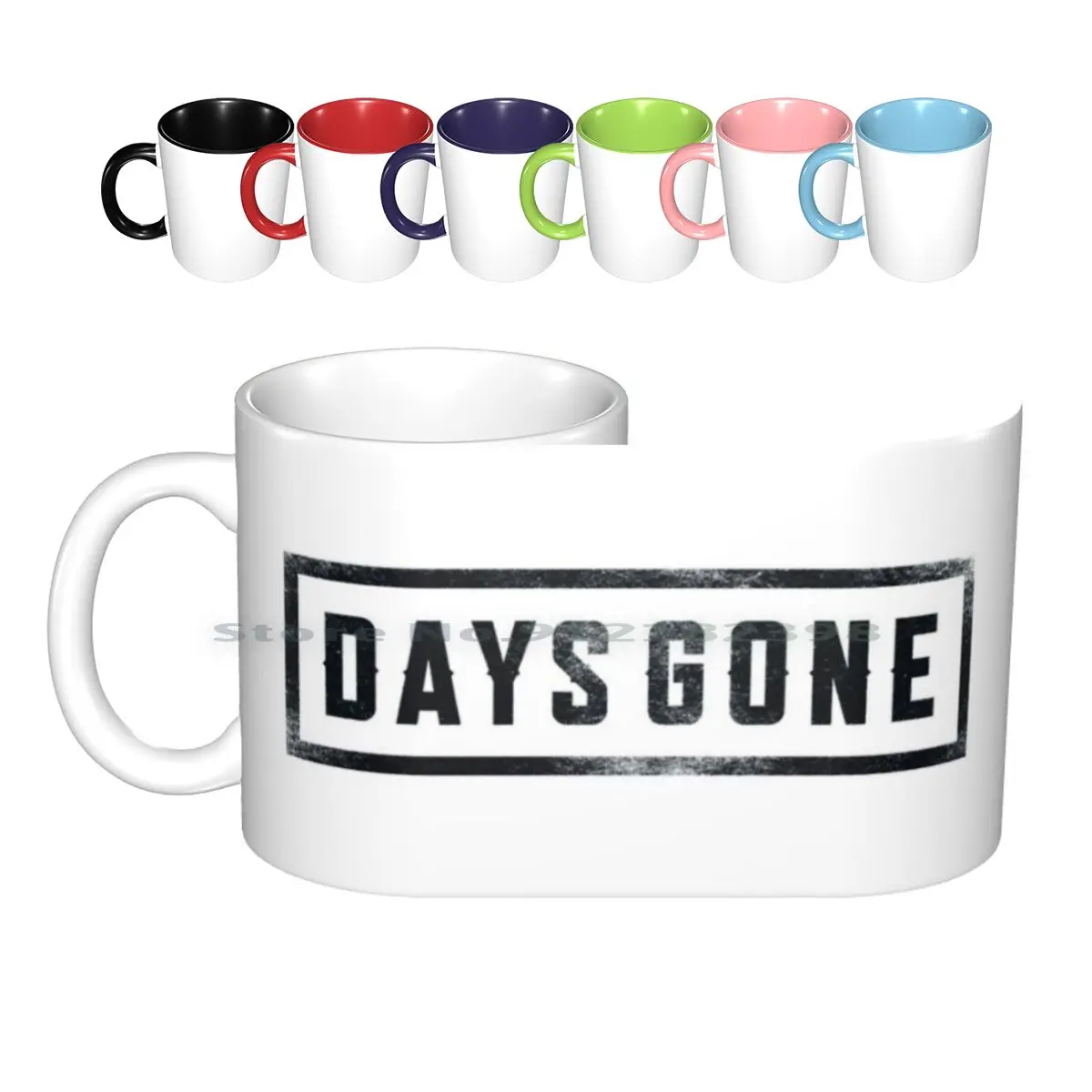 Daysgone Title Black Ceramic Mugs Coffee Cups Milk Tea Mug Days Gone Daysgone Days Gone Deacon St Deacon Sarah Whitaker Games