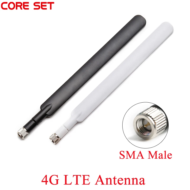 2 sztuk/partia 4G antena 10dBi SMA mężczyzna 700-2700MHz dla 4G LTE Router zewnętrzna antena Wifi dla B593 E5186 B315 B310 B880 B890