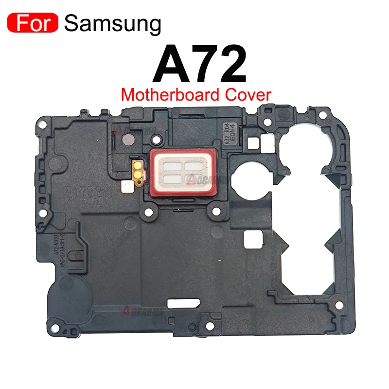 Motherboard Main Board Cover Plate With Earpiece Flex Cable Repair Replacement Parts For Samsung Galaxy A52 4G 5G A72