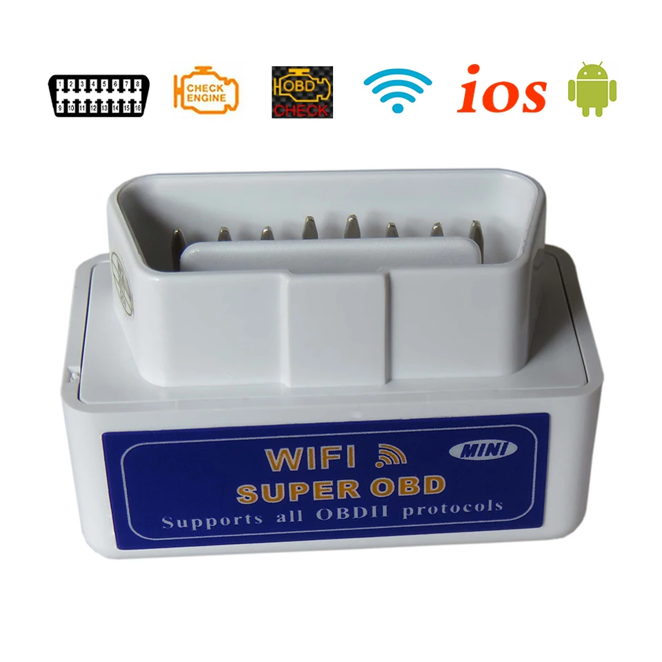 

OBDII Scanner ELM327 Wifi V1.5 Obd2 Car Diagnostic-Scanner For Android /iOS ELM 327 WI-FI V 1.5 OBD 2 II Auto Diagnostic Tools