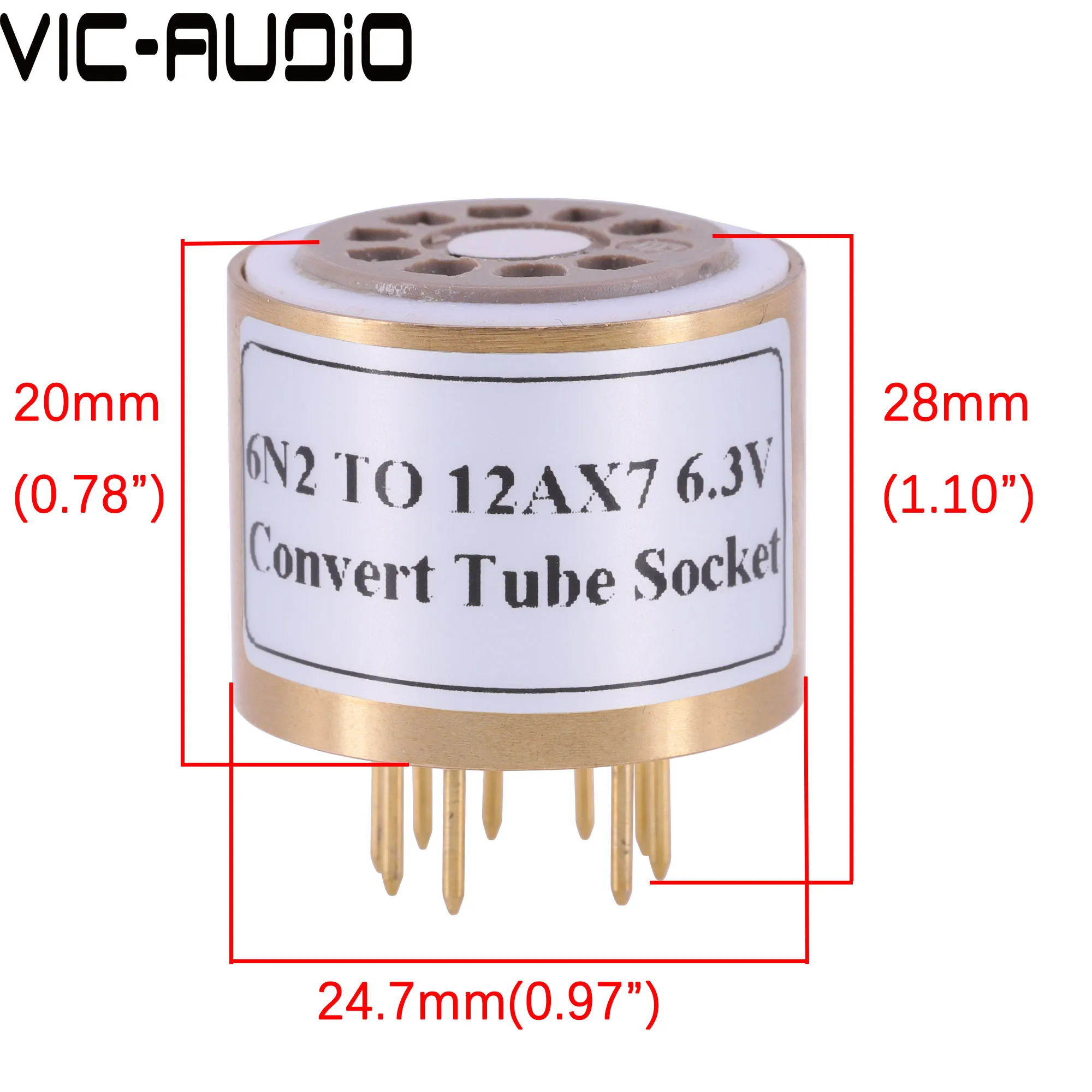1 قطعة 6N6 6922 6N2 العلوي إلى 12AX7 ECC83 12AX7B 6.3 فولت أسفل لتقوم بها بنفسك الصوت فراغ أنبوب مأخذ توصيل محول محول