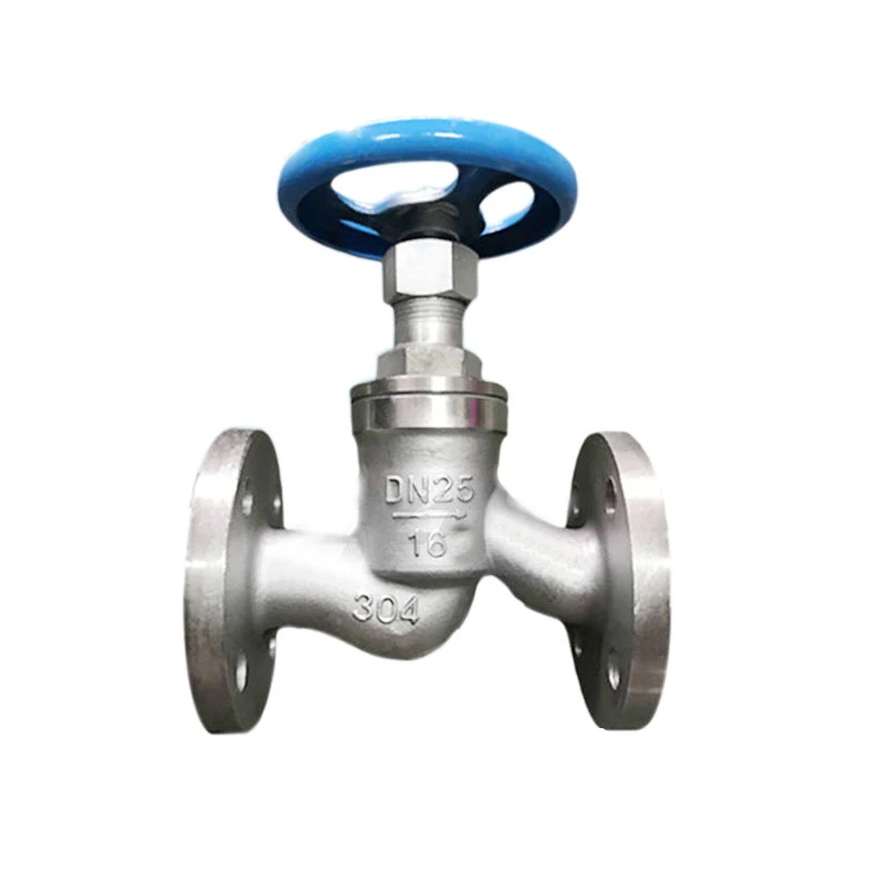 

304 Stainless Steel Dark Rod Flange Globe Valve PTFE Soft Seal for Ammonia Shutoff Valve 1/2" 3/4" Inch