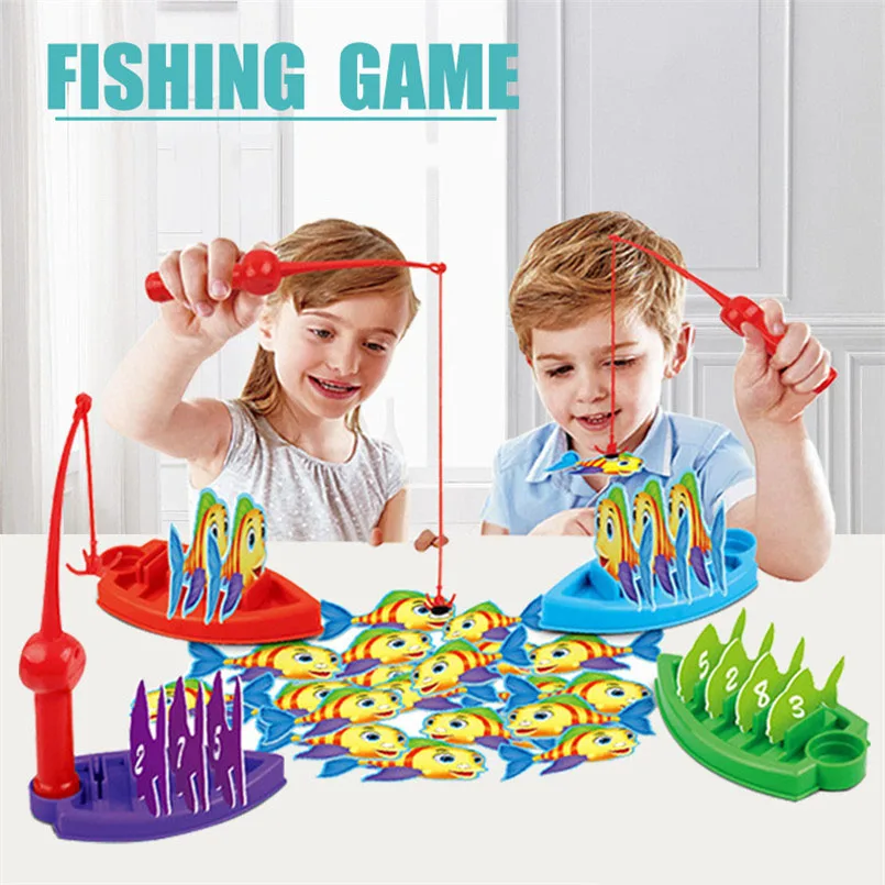 Juego de mesa magnético de peces para niños, juego educativo interactivo para padres e hijos, competición de batalla, juegos de pesca para niños, regalos