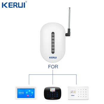 Kerui Sem Fio Signal Repeater, Transmissor Sensor, Signal Expander, Booster Extender, Home Sistema de Segurança Alarme, 433MHz