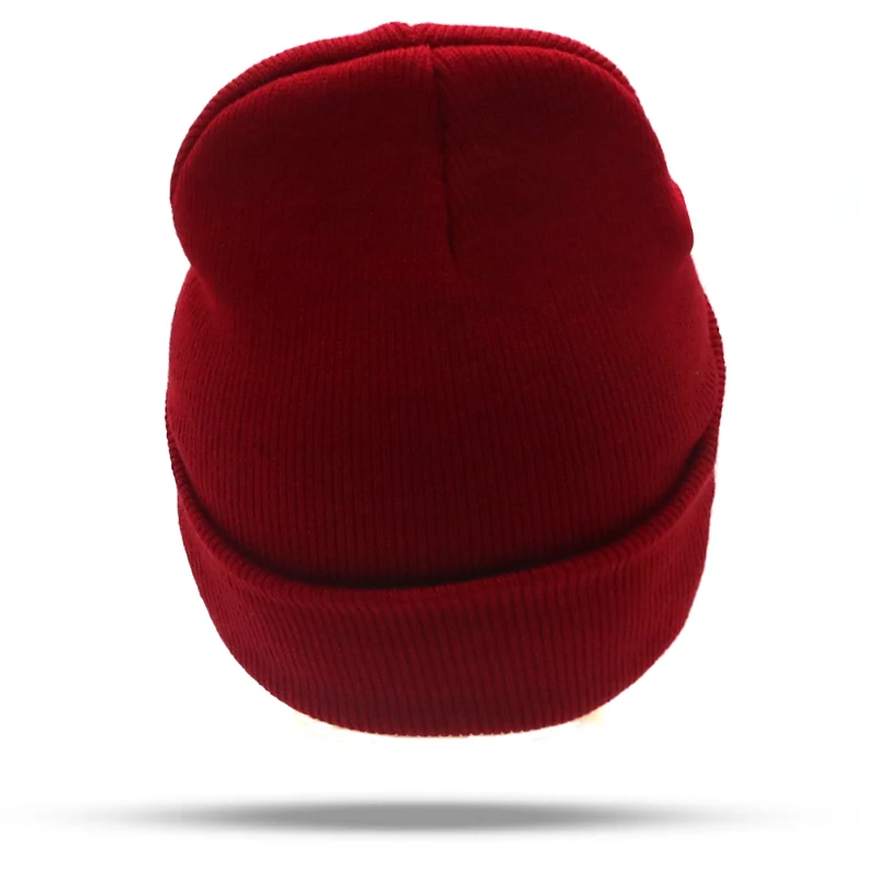 3D embroidery CCCP USSR knitted beanie cap flexible cotton bone casual caps women fashion beanies men winter hats warm wholesale