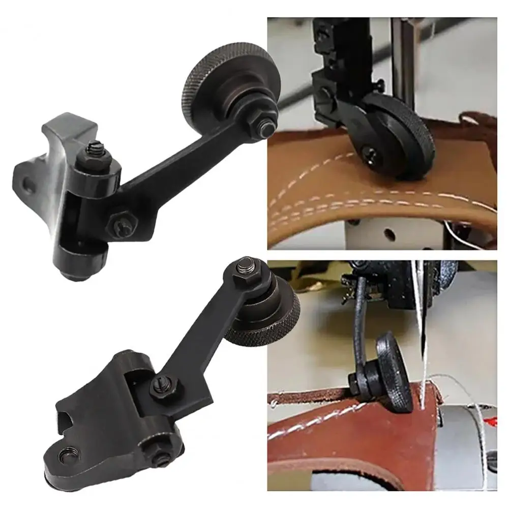 Universal Factory Presser Foot Leather Metal Compatible Sewing Machine Roller Foot for Singer 17U/18U 810 High Head Flat