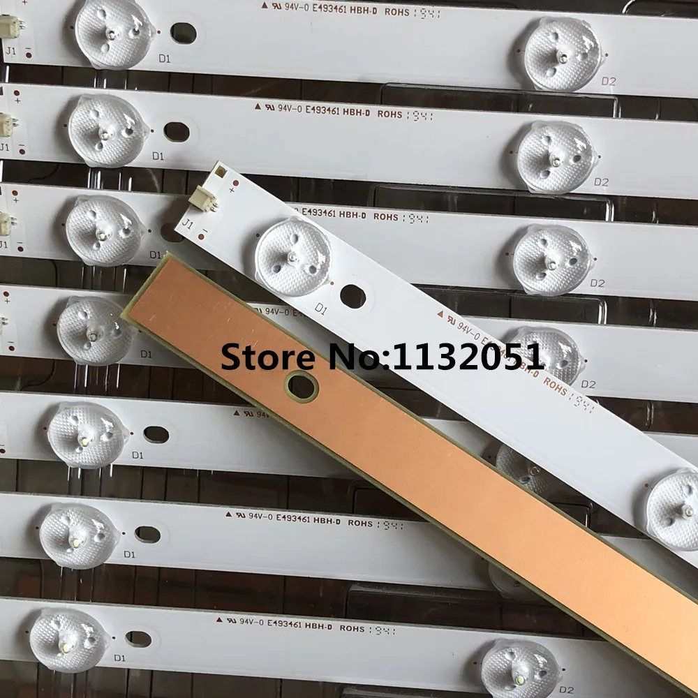 45個ledバックライトストリップ東芝49L310U 49L420U LC490DUY-SHA2 K490WDR1 A-CNK49D656 7838-491012-0540511