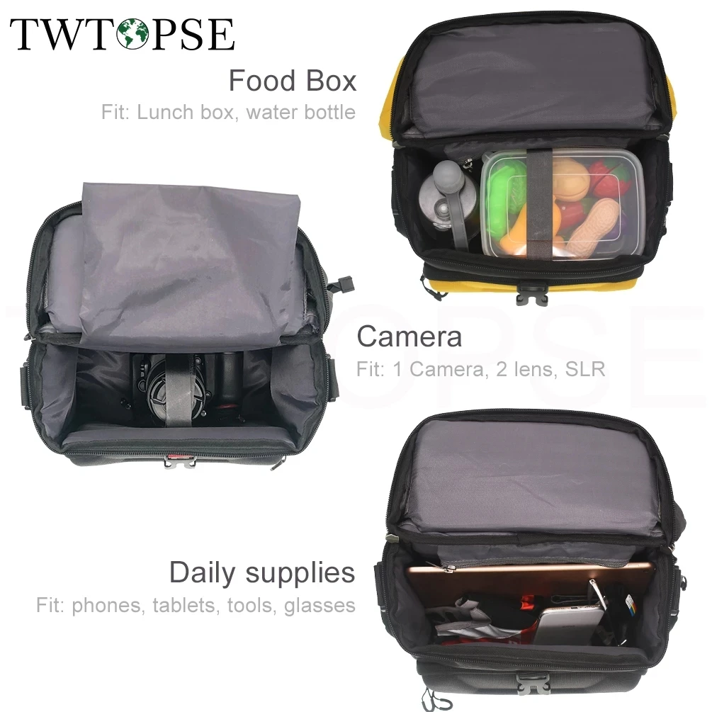 TWTOPSE Cycling Bike Camera O Bag For Brompton Dahon JAVA 3SIXTY PIKES Folding Bike Bicycle Shoulder Rain Cover Bag Accessories