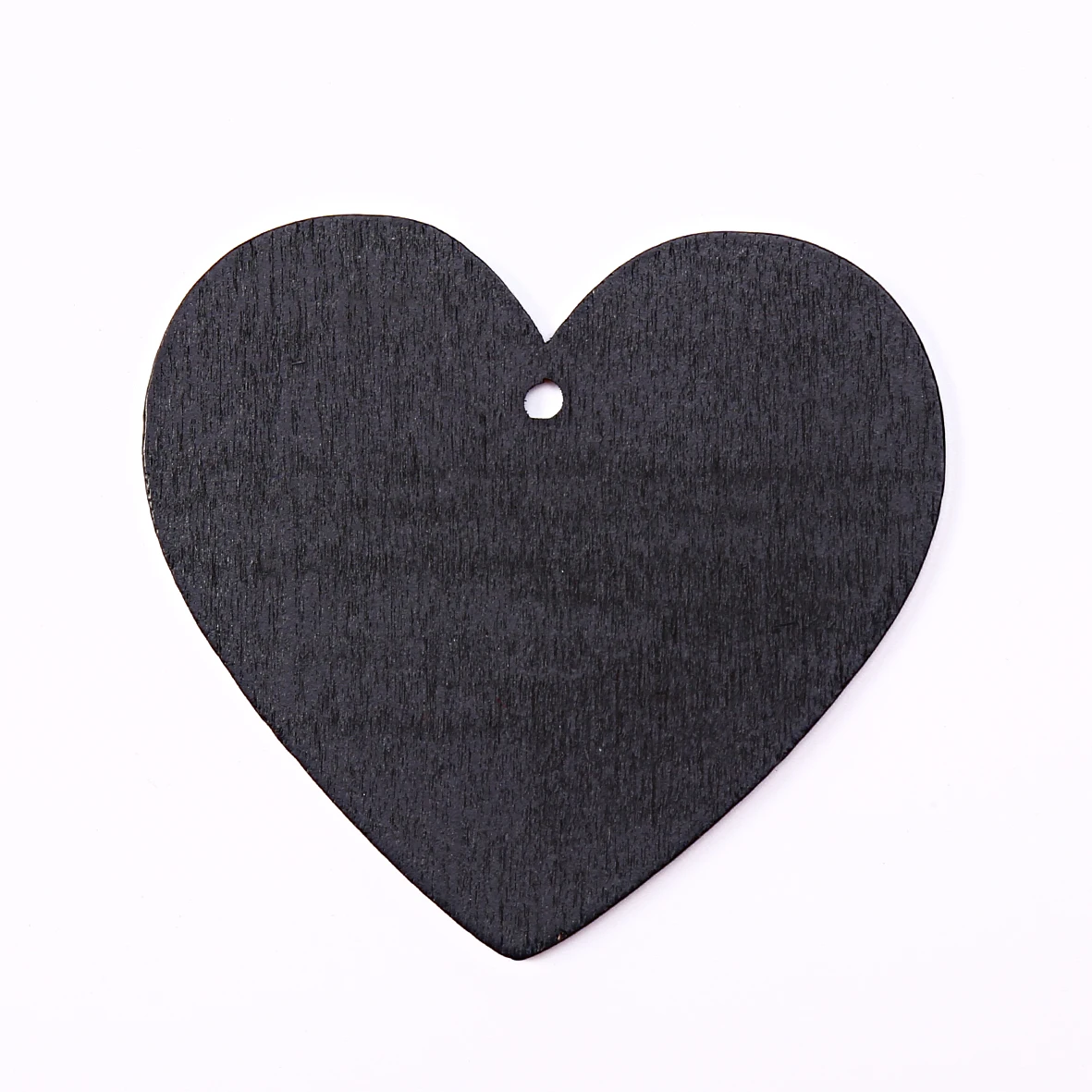 10pcs Wooden Heart Black Chalkboard Pendants Tags For Vintage Wedding Tables Names Cards Decorations