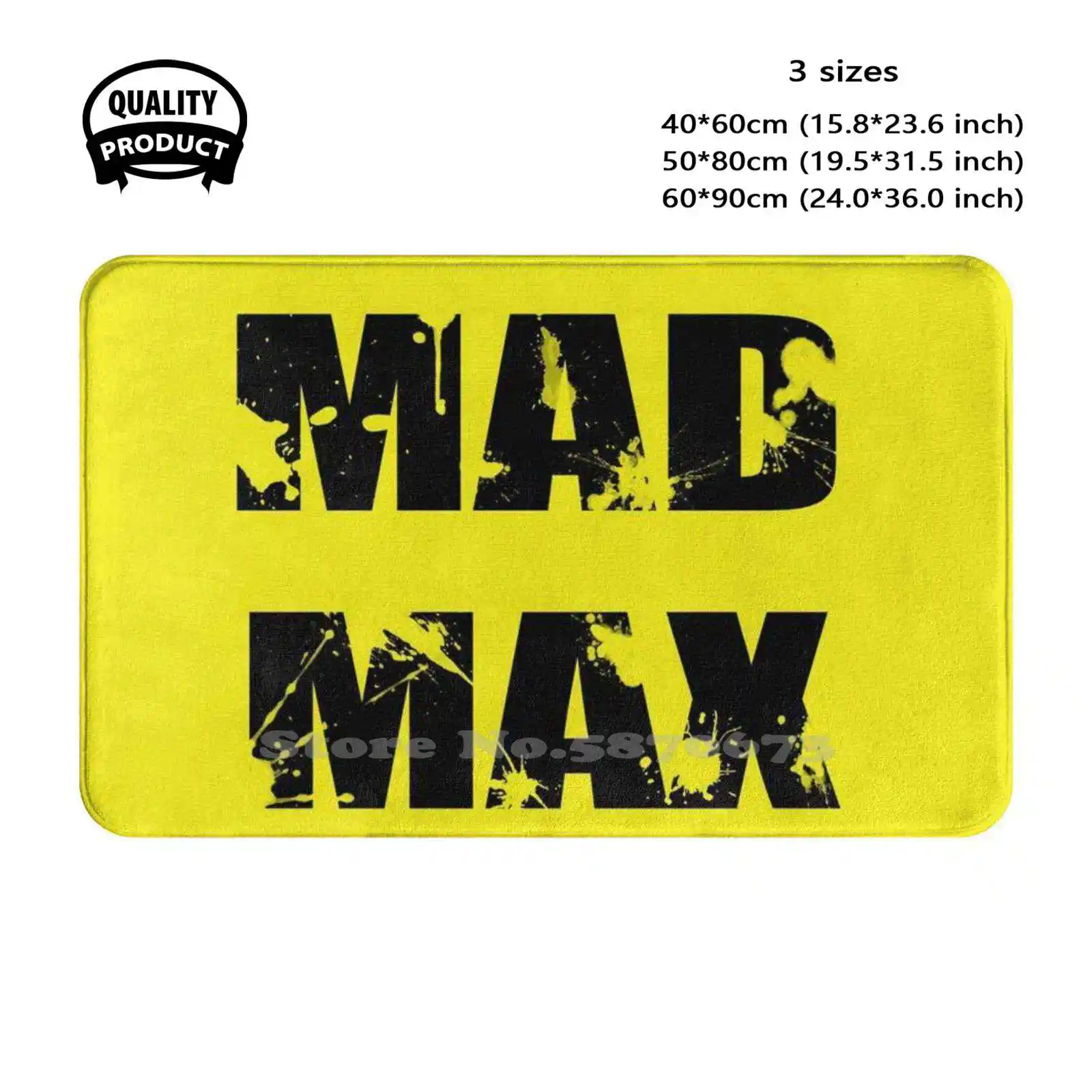 Mad Max Soft Cushion Home Carpet Door Mat Car Rug Mad Max Fury Road Film Tv Cinema Apocaliptic Australian Hugh Keays Byrne