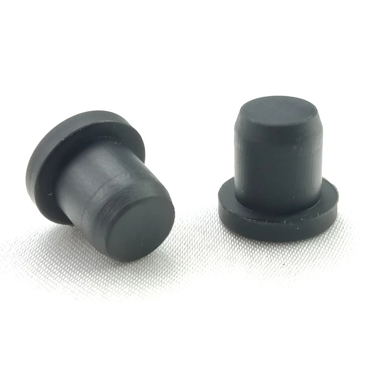 10pcs T type Silicone rubber Solid Plug Stopper Sealing Bung for hole 9mm 9.5mm 10mm 10.5mm 11mm Round end caps Screw Masking