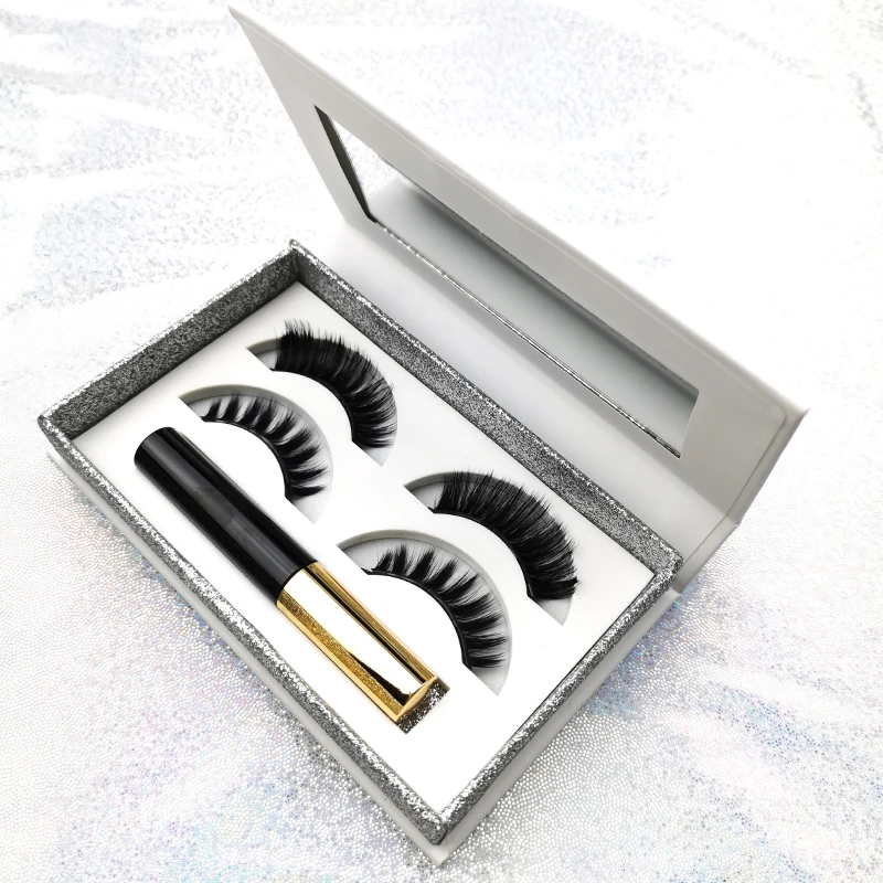 MALI  3Pairs 3D Mink Hair False Eyelashes Natural/Thick Long Eye Lashes Wispy Makeup Beauty Extension Tools