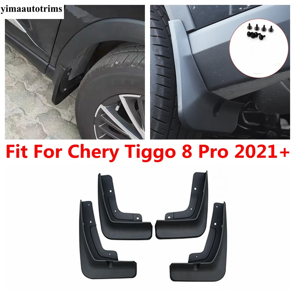 

Car Front Rear Mud Flaps Mudguards Splash Guards Fender Mudflaps Cover Accessories Exterior Kit For Chery Tiggo 8 Pro 2021 2022