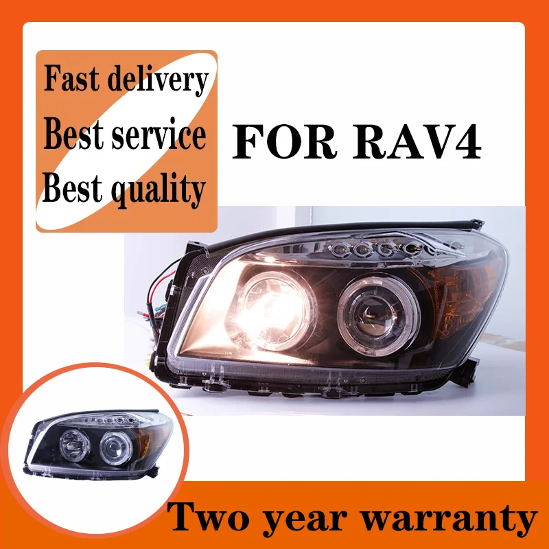 

Стайлинг автомобиля для фар Toyota RAV4 2009-2012 для RAV 4, светодиодный светильник Q5 bi, ксеноновые линзы h7, ксеноновый свет