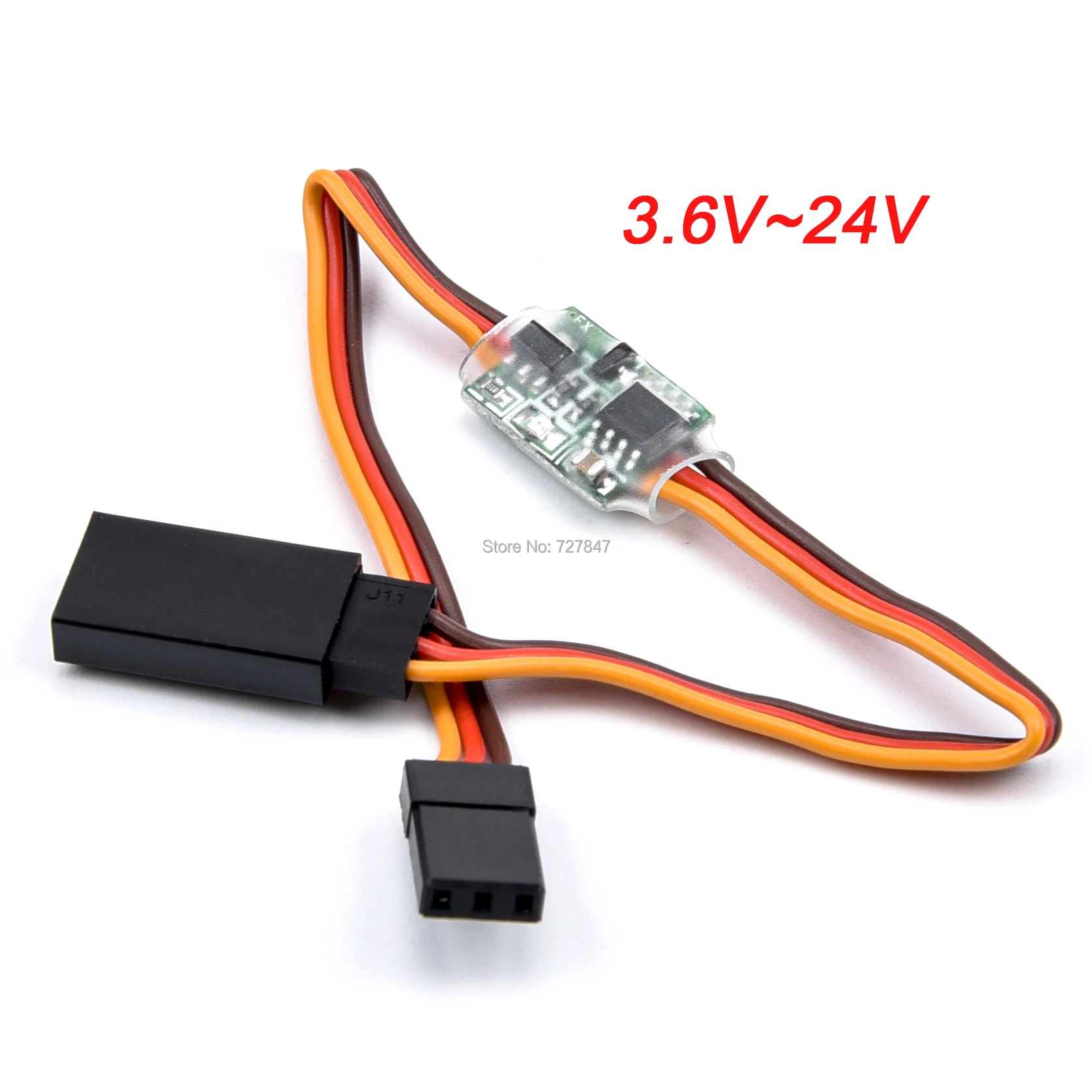 1pcs Universal 5~6V / 3.6V~24V Servo Signal Reverser For Rc Servo For JR Aeroplane V-Tail