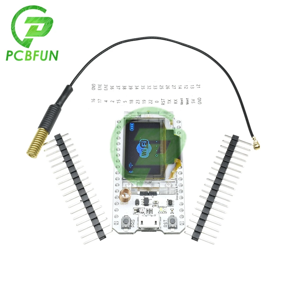 3.3V -7V SX1278 0.96 OLED LoRa ESP32 WIFI Bluetooth Development Board LoRa Node 430-470MHZ 802.11 b/g Wi-Fi Transceiver Antenna