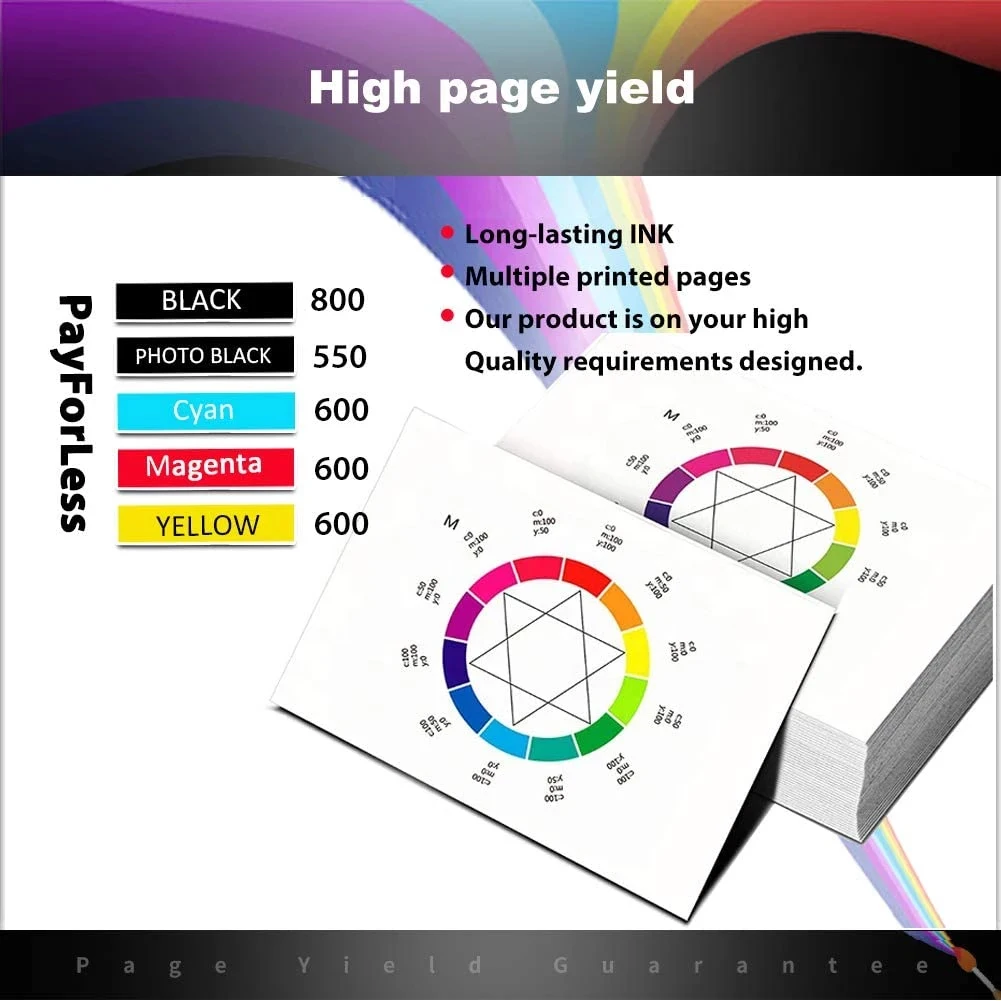 Adhérence d\'encre 202XL pour Epson 202 202xl Compatible avec Epson Expression Premium XP-6000 XP-6005 imprimante XP-6105 XP-6100