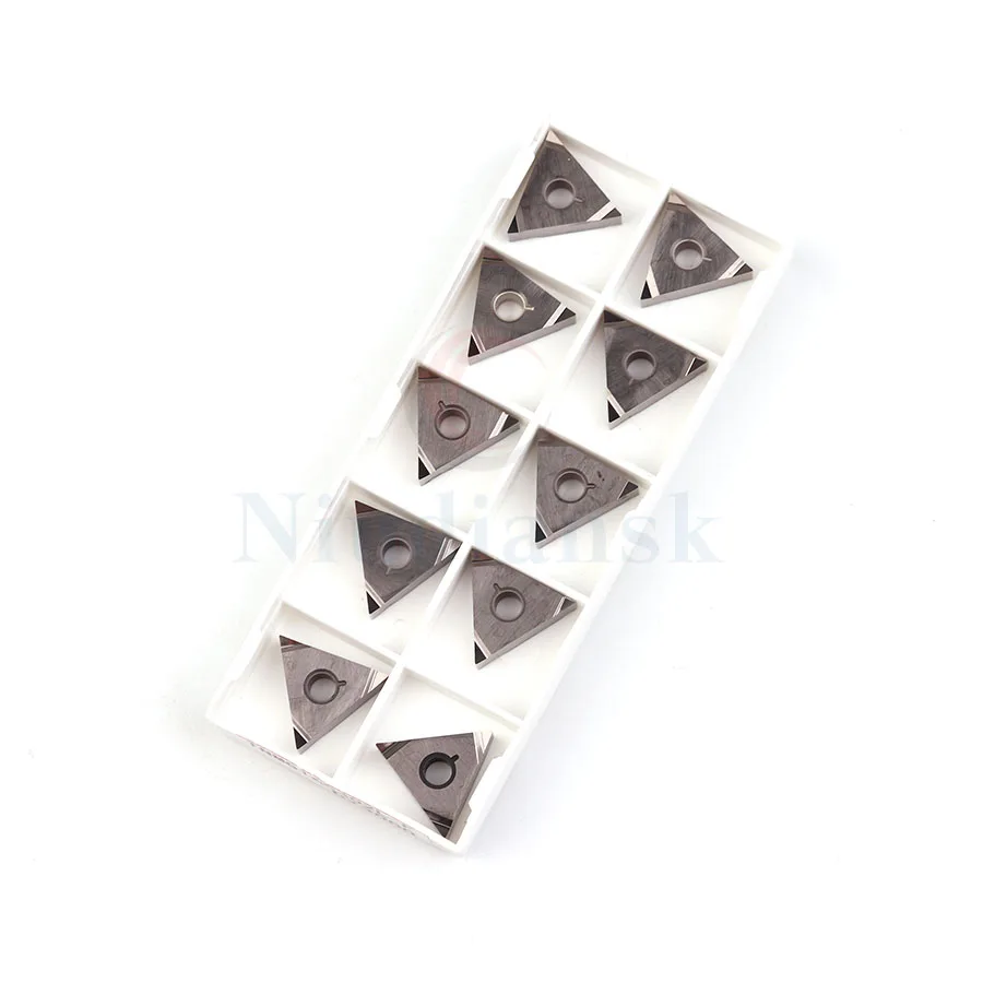 10PCS TNGG160402R-F LF90 TNGG160402L-F LF90 di Alta qualità cermet inserti di Usura-resistente inserti in metallo duro CNC tornio inserti di tornitura