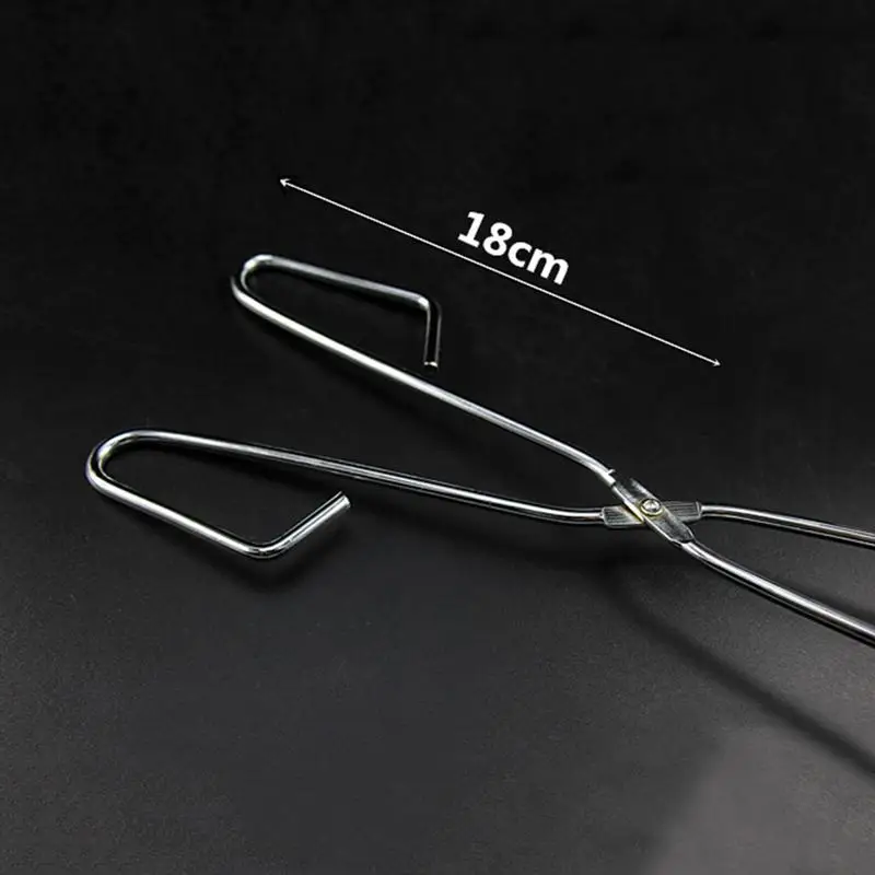 1PC Stainless Steel Pick Up Tool Long Garbage Clip Scissor Shape Portable Tongs Barbecue Accessories Outdoor Gadget (60cm)