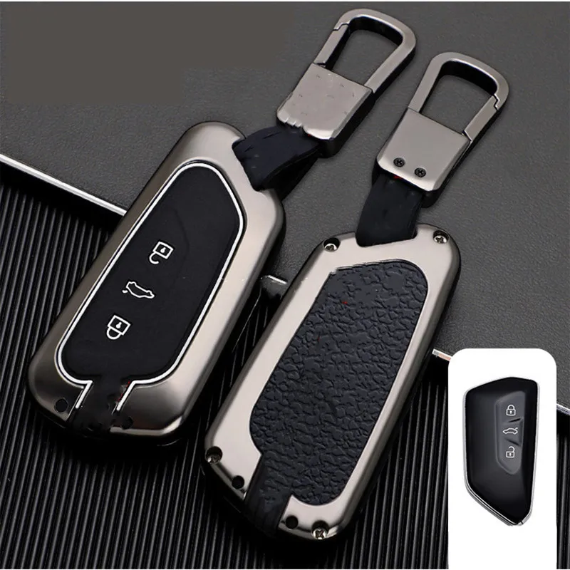 

Car Replacement Remote Key Shell Key Case + Keychain for VW Golf MK8 ID3 ID4 2021