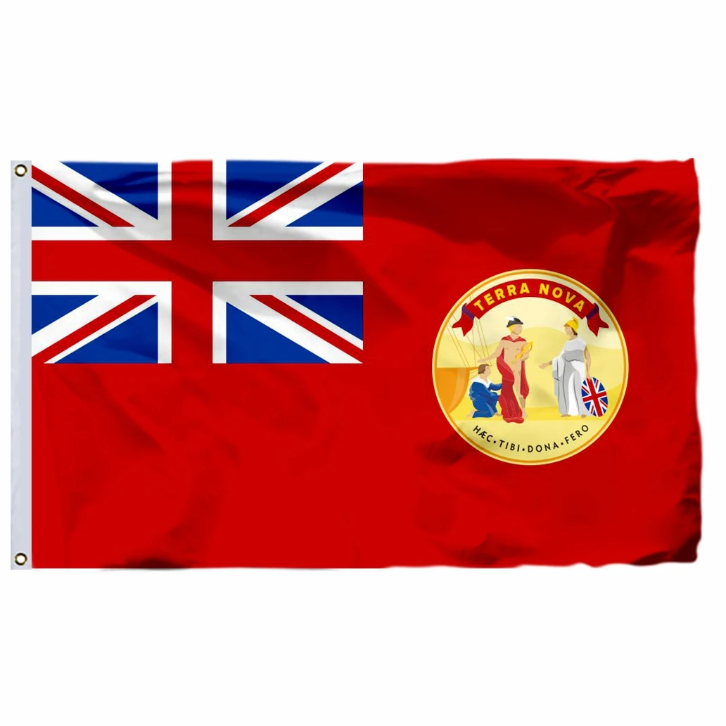 

Canada Newfoundland 1904 Red Ensign 60x90cm 21x14cm Banner 120g 100D Polyester Double Stitched High Quality 90x150cm 3x5ft