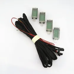 Car Interior LED Footwell Light Foot Illumination Lamp & Cable For Passat B6 B7 Golf MK6 Jetta A3 A6 A4 Q5 Q3 3AD 947 409