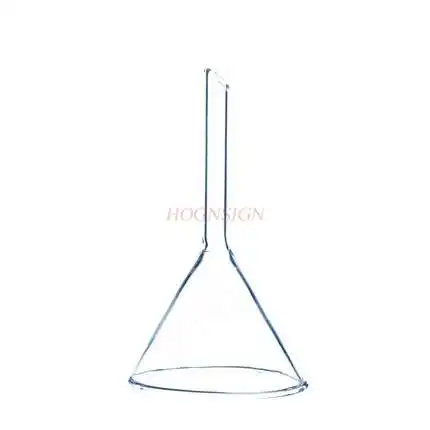 Glass funnel 90mm diameter triangular funnel cone funnel filter funnel experimental equipment