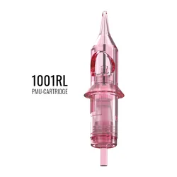 0.3mm Cartridge Tattoo Needles 1001RL Disposable Sterilized Safety Eyebrow Lip Needles for Tattoo Machine Body Art Accessories