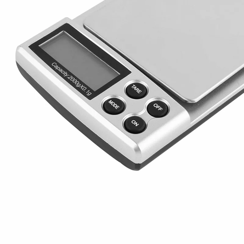 

2000g x 0.1g Digital Scale Jewelry Gold Silver Coin Grain Gram Pocket Size Herb