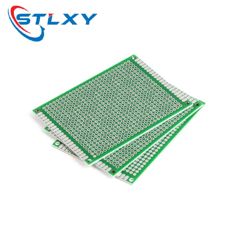 5PCS 4x6 5x7 6x8 7x9 Double Side Prototype PCB Universal Printed Circuit Board Protoboard For Arduino One side Welded plate