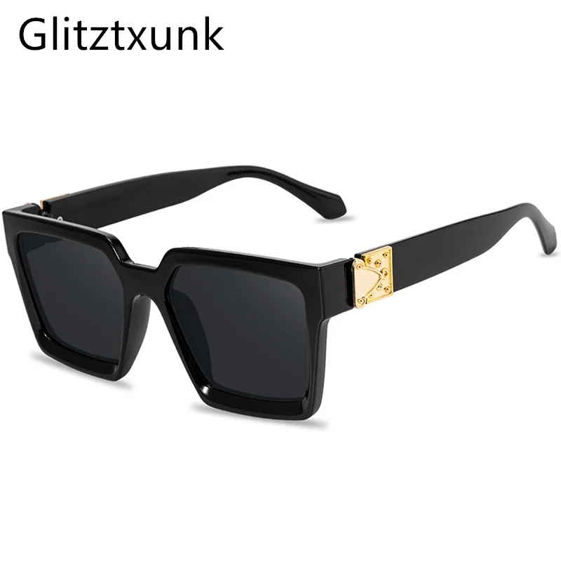 

Sunglasses Women New Square Goggle Shades Vintage Brand Designer Fashion Retro Oversized Unisex Fashion Ladies Sun Glasses UV400